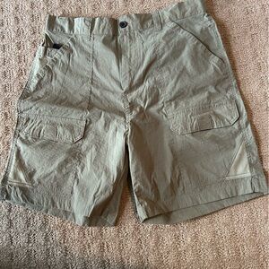 Cargo Shorts, olive green, size 34,
